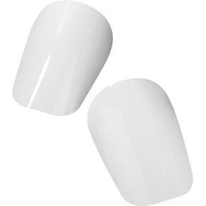 2pcs Mini Soccer Shin Guards, 5.04x3.35 Inch Small Football Shin Pads Youth Adults Shin Guards Tiny Shin Pads Protective Miniature Shin Guards for Men Women Boys Girls (Smooth Surface White)
