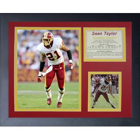Legends Never Die Sean Taylor Home Framed Photo Collage, 11x14-Inch