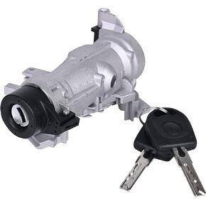 Ignition Switch Lock Cylinder Compatible with Audi A3 Volkswagen VW Golf Jetta Passat Tiguan Replaces 1K0905851B +1K0905865 with Key Ignition Starter Switch Kit