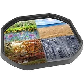 The Four Seasons Children's Tuff Tray Play Mat - 33.8 x 33.8 Inches - Vinyl - Tuff Tray NOT Included