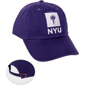 Desert Cactus New York University Baseball Hat NYU Violets Brimmed Embroirderd Cap Adjustable Cloth Strap Adult (Style A)