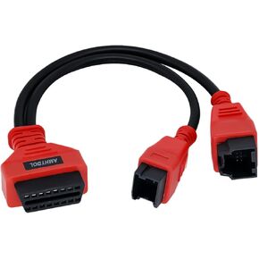 obd2 Cable 12 8 Extension Adapter Cable for Chrysler Vehicle,Compatible with Gladiator 2020+/Wrangler 2018+/Ram 1500 2019+/RAM TRX 2021+,FCA 12+8 Security Bypass Cable Connector