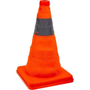 Focus Auto Collapsible Pop Up Safety Cone, 12 inches, Orange