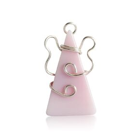 Breast Cancer Survivor Gifts For Women, Pink Guardian Angel, Awareness Lapel Pins