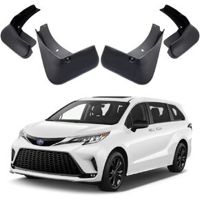 Car Mudguard Mud Flaps Splash Guard Fender Compatible with 2021 2022 2023 2024 Toyota Sienna