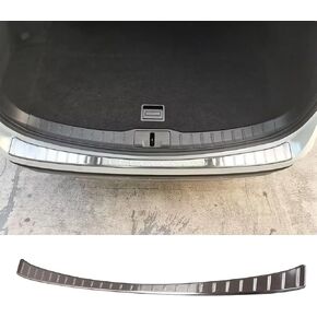 Car Accessories Fit for Lexus New RX RX350 RX350h RX500h F Sport 2023 Rear Inside Bumper Sill Plate Guard Cover Trims (Brushed Black Style) Stainless Steel 2 PCS