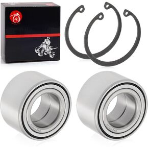 2pcs Heavy Duty Rear Wheel Bearing 30x55x32mm + CIRCLIP For YAMAHA Grizzly 350 400 450 550 660 700 Kodiak 400 450 700 Big Bear 400 93305-00602-00