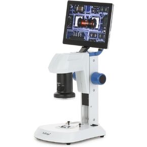 AmScope - Digital Microscope for Industrial Inspection with 0.7X-4.5X Zoom and 9" HD Screen - DM745-HDM9-3MP