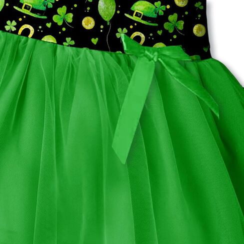Remimi Toddler Girl Easter Sleeveless Ruffle Layered Dress Bunny Tulle Tutu Dresses 1-6 Years in Saudi Arabia