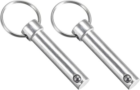 Quick Release Pins (10mmx45mm) 2Pcs, Carbon Steel Pull Pin - for Shipbuilding, Ship Outfitting, Boat Top in Saudi Arabia