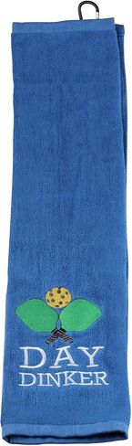 BLUPARK Pickleball Gift Towel Pickleball Player Gift Day Dinker Embroidered Towel Gift for Pickleball Lover (Day Dinker) in Saudi Arabia
