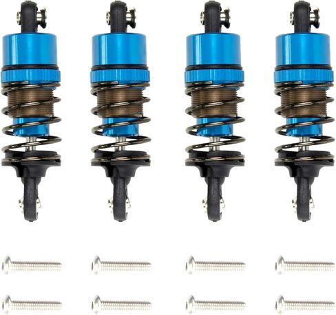 1/10 52MM RC Oil filled Shock Absorbers For Tamiya 1:10 On Road Car TT01 TT02 M05 TA5 Chassis Upgrades Parts (BU) in Saudi Arabia