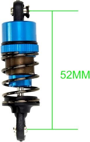 1/10 52MM RC Oil filled Shock Absorbers For Tamiya 1:10 On Road Car TT01 TT02 M05 TA5 Chassis Upgrades Parts (BU) in Saudi Arabia