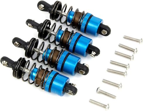 1/10 52MM RC Oil filled Shock Absorbers For Tamiya 1:10 On Road Car TT01 TT02 M05 TA5 Chassis Upgrades Parts (BU) in Saudi Arabia
