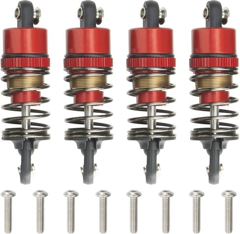 1/10 52MM RC Oil filled Shock Absorbers For Tamiya 1:10 On Road Car TT01 TT02 M05 TA5 Chassis Upgrades Parts (BU) in Saudi Arabia