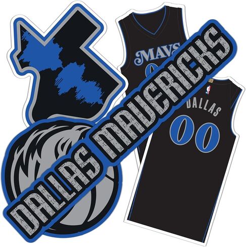 Desert Cactus Dallas Mavericks Stickers NBA Officially Licensed Sticker Vinyl Decal Laptop Water Bottle Car Scrapbook (City Edition 2023) in Saudi Arabia
