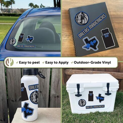 Desert Cactus Dallas Mavericks Stickers NBA Officially Licensed Sticker Vinyl Decal Laptop Water Bottle Car Scrapbook (City Edition 2023) in Saudi Arabia