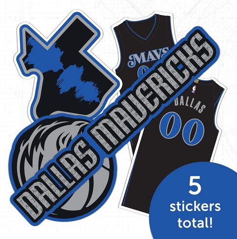 Desert Cactus Dallas Mavericks Stickers NBA Officially Licensed Sticker Vinyl Decal Laptop Water Bottle Car Scrapbook (City Edition 2023) in Saudi Arabia