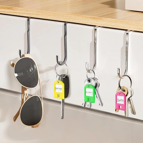 EEEKit Plastic Key Tag, Key Label with Ring Label Window Spring Hook, Key Chain Label Tag, ID Identifier Name Tag, 20PCS in Saudi Arabia