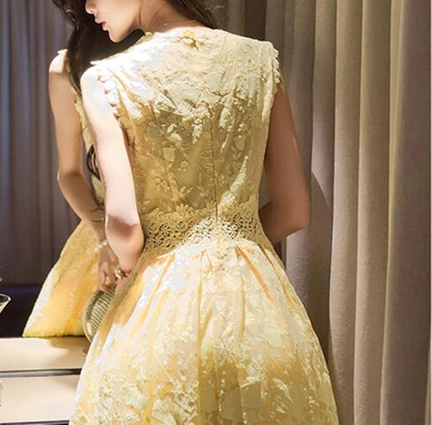 2 yards DIY Lace Trim Floral fabric Table Cloth Crafts Scallop trim Bridal/wedding dress flower embroidered applique clothing curtains 11cm wide (peach pink) in Kuwait