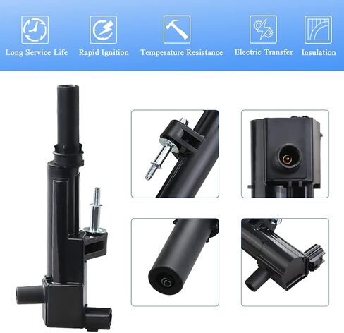 JDMON Ignition Coil Pack Compatible with Dodge Ram 1500 Dakota Nitro Durango,Jeep Liberty Commander Grand Cherokee 2009 2010 2011 2012 3.7L Replace 5149199AA UF640 C1652 in Saudi Arabia