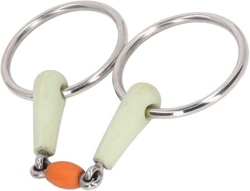 Mumusuki Horse Bit Loose Ring Horse Mouth Bit Stainless Steel Snaffle Equestrian Tack Shows Horse Eggbutt Snaffle Bit Mouth for Training Equestrian Equipment in Saudi Arabia