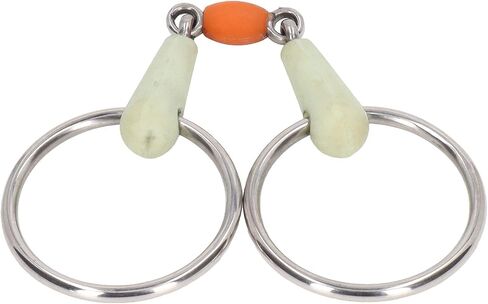 Mumusuki Horse Bit Loose Ring Horse Mouth Bit Stainless Steel Snaffle Equestrian Tack Shows Horse Eggbutt Snaffle Bit Mouth for Training Equestrian Equipment in Saudi Arabia