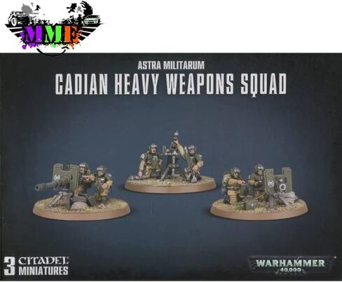 Citadel Astra Militarum Cadian Heavy Weapon Squad Warhammer 40,000 in Saudi Arabia