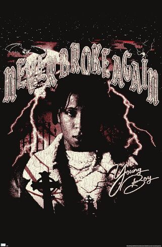 Trends International NBA Youngboy - Gravedigger Wall Poster, 22.37" x 34.00", Premium Unframed Version in Saudi Arabia