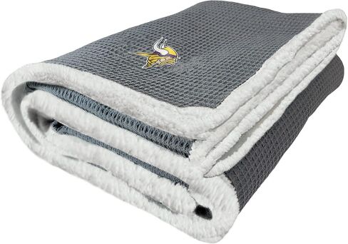 Northwest NFL Unisex-Adult Subtle Waffle Sherpa Throw Blanket in Saudi Arabia
