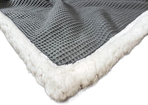Northwest NFL Unisex-Adult Subtle Waffle Sherpa Throw Blanket in Saudi Arabia