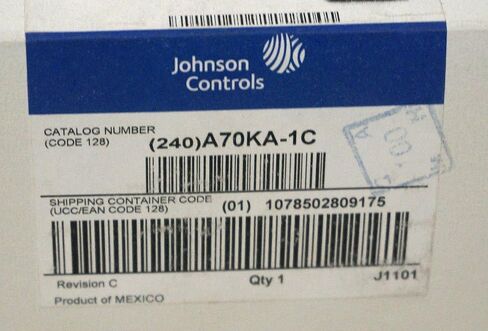 Johnson Controls A70GA-1C A70 Series Two-Circuit Temperature Control, Four-Wire, 15-55 Degree F Temperature Range, 20' Cap in Saudi Arabia