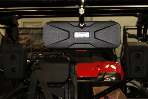 MAVERICK Deluxe 12" Wide X 4.5" Tall Rear View Mirror Fits Honda Pioneer 500/700 Model UTVs in Kuwait