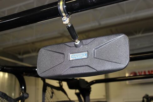 MAVERICK Deluxe 12" Wide X 4.5" Tall Rear View Mirror Fits Honda Pioneer 500/700 Model UTVs in Kuwait