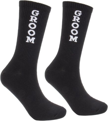 Funny Groom Groomsmen Socks from Bride for Men Wedding Socks Gifts for Husband in Saudi Arabia