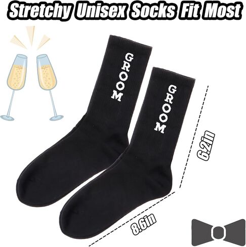 Funny Groom Groomsmen Socks from Bride for Men Wedding Socks Gifts for Husband in Saudi Arabia