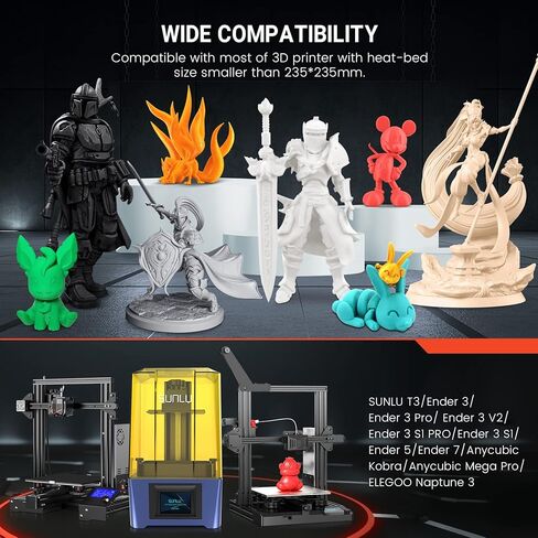 حاوية طابعة SUNLU ثلاثية الأبعاد، درجة حرارة طباعة ثابتة ثلاثية الأبعاد لخيوط طابعة ABS ثلاثية الأبعاد، غطاء طابعة Ender 3/3 PRO ثلاثي الأبعاد، يوفر مساحة كبيرة، مقاوم للحريق، سهل التركيب، مقاس 21.6 بوصة × 25.6 بوصة × 29.5 بوصة in Kuwait