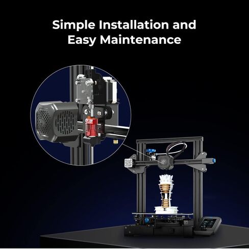 2023 Official Creality Titan Extruder Hotend Kit, Support 300°High Temperature and High Speed Printing, Fits for Creality Ender3, Ender3 Pro, Ender3 V2 and Ender3 Max 3D Printer in Saudi Arabia