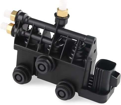 JDMON Air Suspension Valve Block Air Supply Compatible with Range Rover 2006-2013 Land Rover Discovery 3/LR3 2005-2009 4/LR4 2010-2015 Replaces RVH000095 RVH500060 RVH000055 RVH500050 in Saudi Arabia