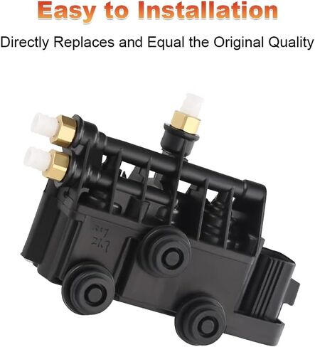 JDMON Air Suspension Valve Block Air Supply Compatible with Range Rover 2006-2013 Land Rover Discovery 3/LR3 2005-2009 4/LR4 2010-2015 Replaces RVH000095 RVH500060 RVH000055 RVH500050 in Saudi Arabia