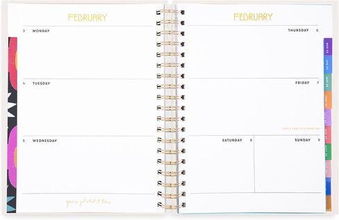 ban.do Daily Planner 2024-2025, Medium Weekly Planner Dated August 2024 - December 2025, Hardcover Self Care Journal, Spiral Planner with Monthly Calendar, Stickers, & Pockets (Let Me Write That Down) in Saudi Arabia