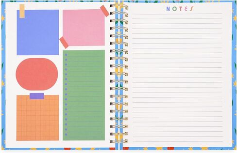 ban.do Daily Planner 2024-2025, Medium Weekly Planner Dated August 2024 - December 2025, Hardcover Self Care Journal, Spiral Planner with Monthly Calendar, Stickers, & Pockets (Let Me Write That Down) in Saudi Arabia