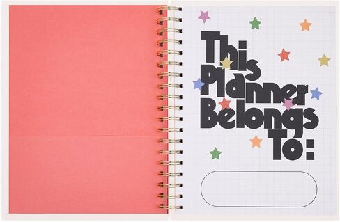 ban.do Daily Planner 2024-2025, Medium Weekly Planner Dated August 2024 - December 2025, Hardcover Self Care Journal, Spiral Planner with Monthly Calendar, Stickers, & Pockets (Let Me Write That Down) in Saudi Arabia