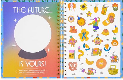 ban.do Daily Planner 2024-2025, Medium Weekly Planner Dated August 2024 - December 2025, Hardcover Self Care Journal, Spiral Planner with Monthly Calendar, Stickers, & Pockets (Let Me Write That Down) in Saudi Arabia