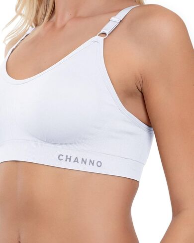 Comfortable Casual Spandex Sports Bra Without Underwire and Seamless, with Fixed Padding in Saudi Arabia