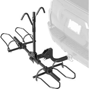 Retrospec Endeavor 2-E-Bike Hitch Mount Rack for Cars, Trucks, SUVs - 160lb Max Weight, Accommodates Electric Bikes with 20-29" Wheels - Foldable, Anti-Rattle, Compatible with 2" Class III Hitch