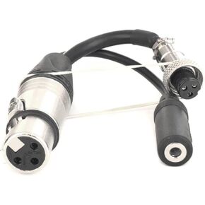 XLR to GX16 3/4/5 Pin Female Charger Adapter for Cycle Satiator Charges Many Scooters and EUC's