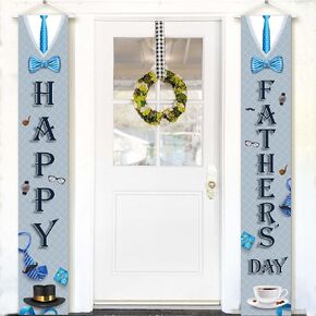 KatchOn, Happy Fathers Day Banner - XtraLarge, 72x12 Inch | Fathers Day Door Banner for Happy Fathers Day Decorations | Happy Fathers Day Sign, Fathers Day Backdrop | Fathers Day Party Decorations