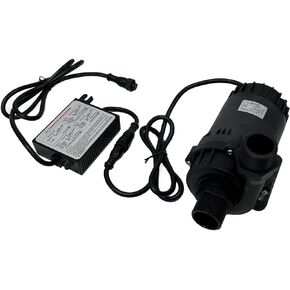 24V DC 150W Heavy Duty Water Pump DC80E-24100S-1 150W Lift 10m (32ft) 2113GPH, Brushless Design, Submersible, Low noise, Stable Circulation Cooling System for Yacht Auto Application