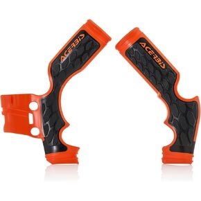 Acerbis X-Grip Frame Guard - 16 Orange/Black (2688765225)
